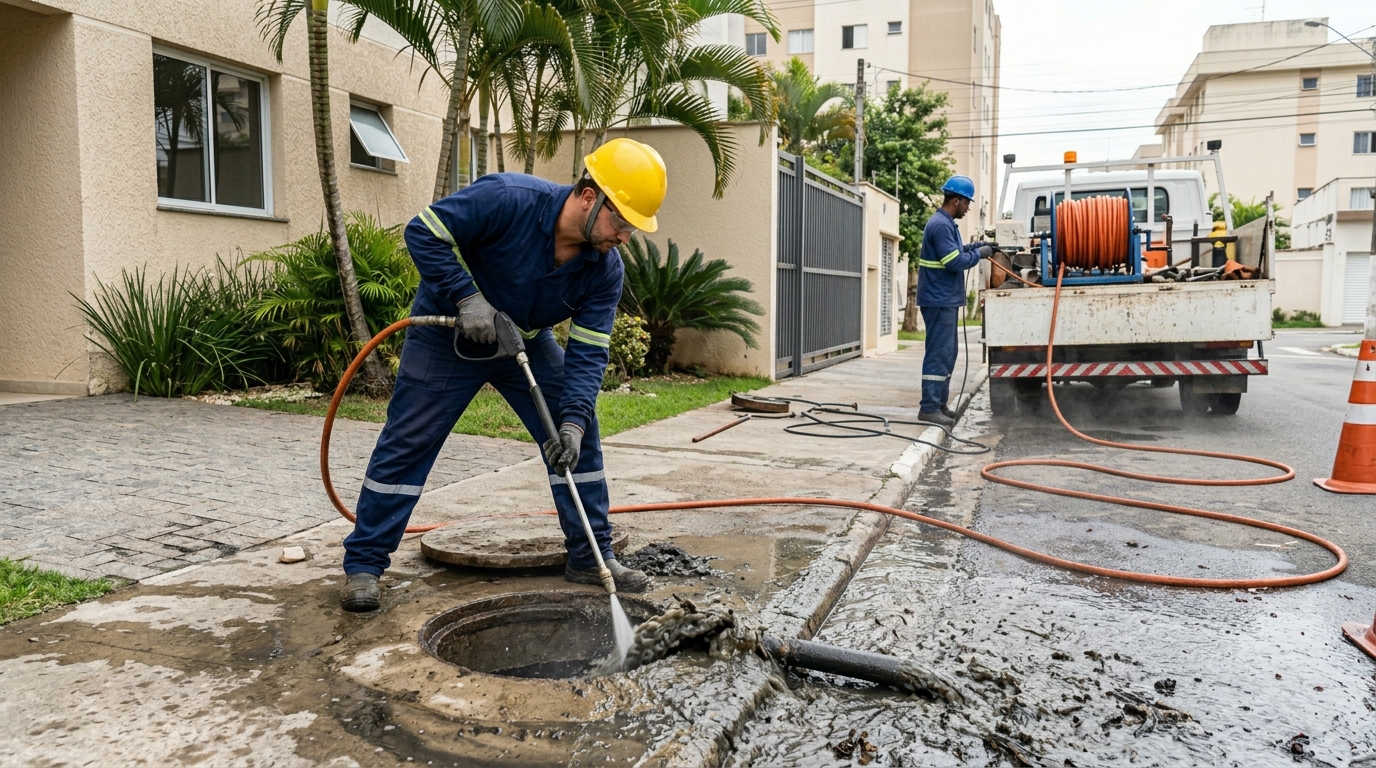 Hidrojateamento Industrial em São José dos Campos‑SP