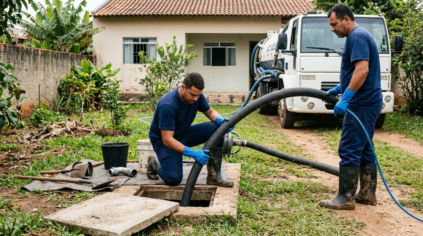 Sucção de Fossa em São José dos Campos‑SP